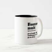 感動的引用文グッドフランスのナイトボンヌイット ツートーンマグカップ (正面右)