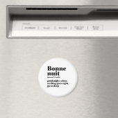 感動的引用文グッドフランスのナイトボンヌイット マグネット (インサイチュ (食洗機))