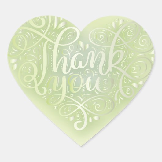 感動的引用文グリーンビーインスパイアバイ自然 ハートシール (正面)