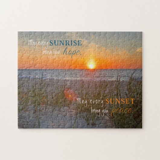 感動的引用文サン絵画ライズ ジグソーパズル (横)