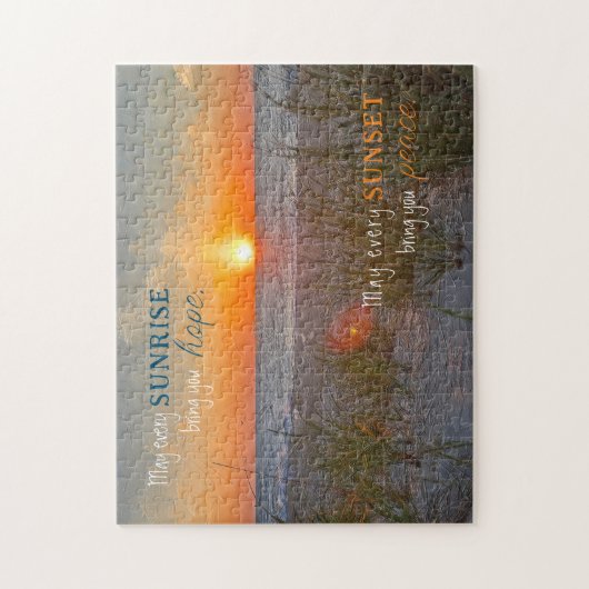 感動的引用文サン絵画ライズ ジグソーパズル (縦)