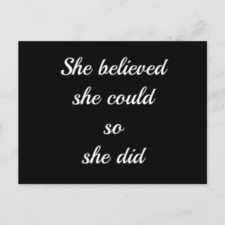 感動的引用文シンプルレタリング ポストカード