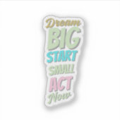 感動的引用文シール シール (正面)