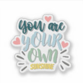 感動的引用文シール シール (正面)