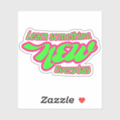 感動的引用文シール シール (シート)