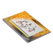 感動的引用文スクリプトのページを書き込む ノートブック (右側)