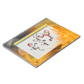 感動的引用文スクリプトのページを書き込む ノートブック (左側)