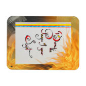 感動的引用文スクリプトのページを書き込む マグネット (横)