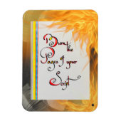 感動的引用文スクリプトのページを書き込む マグネット (縦)