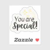 感動的引用文ステッカーYou are special シール (シート)