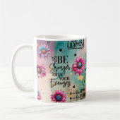 感動的引用文セラミック製マグカップ コーヒーマグカップ (左)