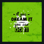 感動的引用文タイポグラフィポスター ポスター<br><div class="desc">タイポグラフィポスター感動的引用文。</div>