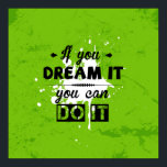 感動的引用文タイポグラフィポスター ポスター<br><div class="desc">タイポグラフィポスター感動的引用文。</div>