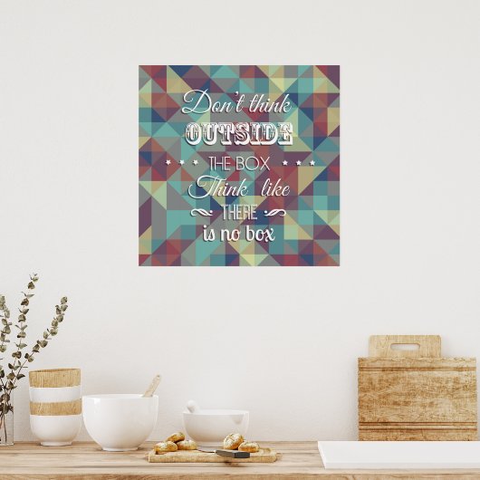 感動的引用文タイポグラフィポスター ポスター (キッチン)