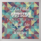 感動的引用文タイポグラフィポスター ポスター (正面)