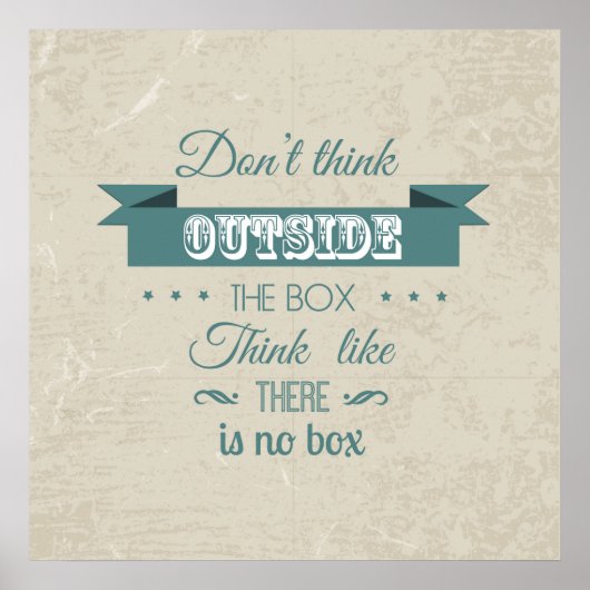 感動的引用文タイポグラフィポスター ポスター (正面)