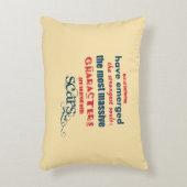 感動的引用文タイポグラフィ アクセントクッション (正面(垂直))