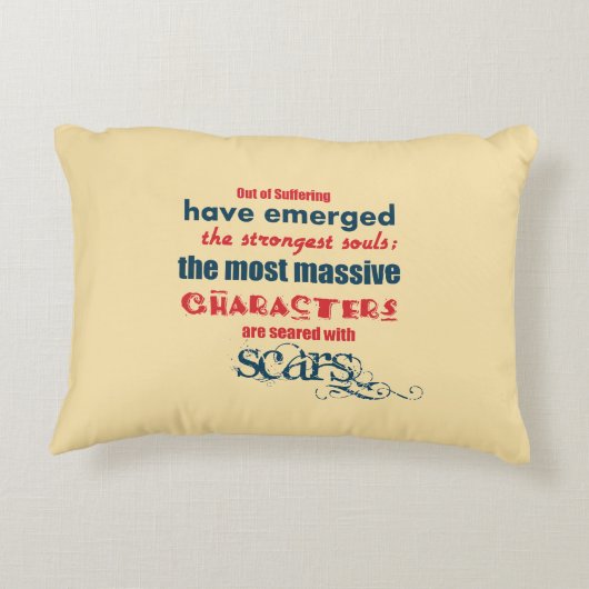 感動的引用文タイポグラフィ アクセントクッション (裏面)