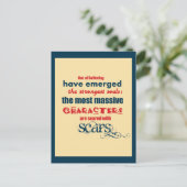 感動的引用文タイポグラフィ ポストカード (スタンド正面)