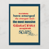 感動的引用文タイポグラフィ ポストカード (正面)