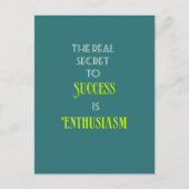 感動的引用文タイポグラフィ ポストカード (正面)