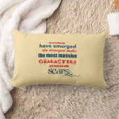 感動的引用文タイポグラフィ ランバークッション (ブランケット)