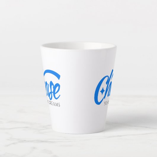 感動的引用文チェイス カフェラテマグ (正面)