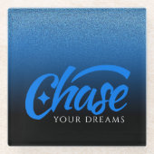 感動的引用文チェイス ガラスコースター (正面)