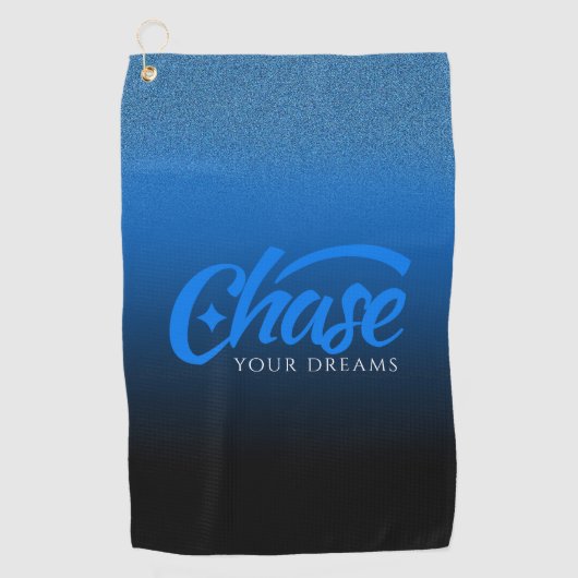 感動的引用文チェイス ゴルフタオル (正面)