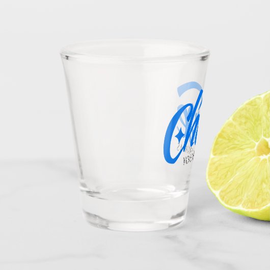 感動的引用文チェイス ショットグラス (左)