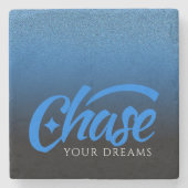 感動的引用文チェイス ストーンコースター (正面)