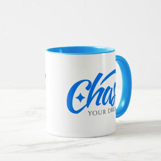 感動的引用文チェイス マグカップ (正面右)