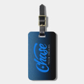 感動的引用文チェイス ラゲッジタグ (正面縦)