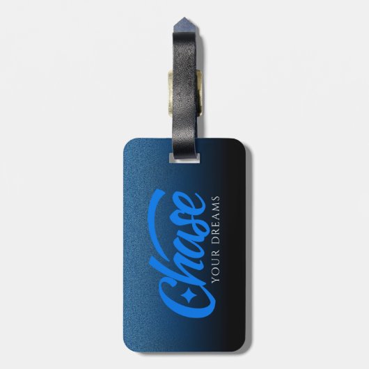 感動的引用文チェイス ラゲッジタグ (裏面縦)