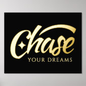 感動的引用文チェイス 箔ポスター (正面)