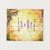 感動的引用文デザイン タペストリー (正面(横))