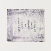 感動的引用文デザイン タペストリー (正面(横))