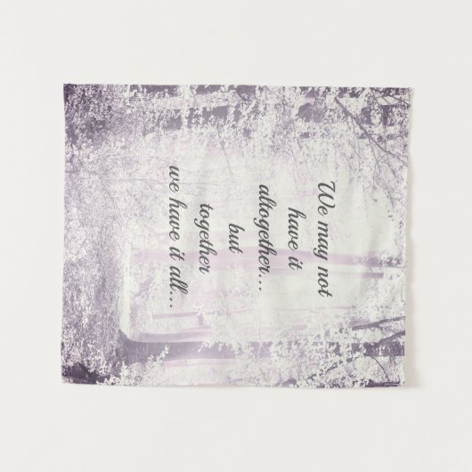 感動的引用文デザイン タペストリー (正面(横))