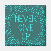 感動的引用文ネベ与えルティール（緑がかった色）冷蔵庫 マグネット (正面)