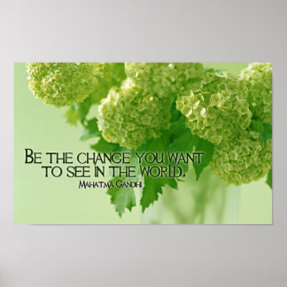 感動的引用文バイマハトマガンジー ポスター