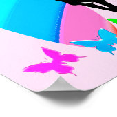 感動的引用文パーソナライズされた体操ポスター ポスター (角)