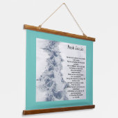 感動的引用文フレッシュトラック 吊り下げ型タペストリー (傾斜あり)