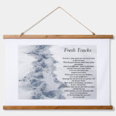 感動的引用文フレッシュトラック 吊り下げ型タペストリー (正面)