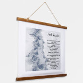 感動的引用文フレッシュトラック 吊り下げ型タペストリー (傾斜あり)