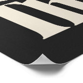 感動的引用文ブはっきりしたラックレトロタイポグラフィ ポスター (角)