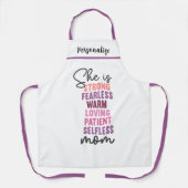 感動的引用文プレゼント エプロン (正面)