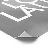 感動的引用文ポスター生夢の愛の笑い ポスター (角)