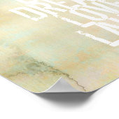 感動的引用文ポスター生夢の愛の笑い ポスター (角)