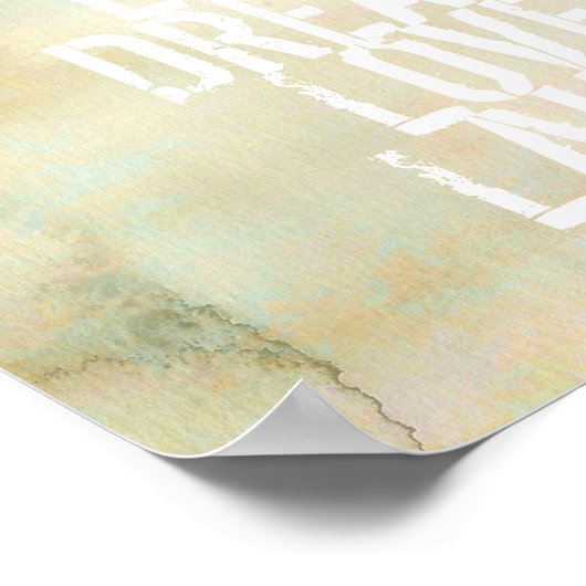 感動的引用文ポスター生夢の愛の笑い ポスター (角)