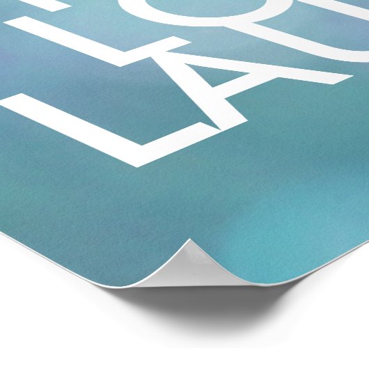 感動的引用文ポスター生夢の愛の笑い ポスター (角)